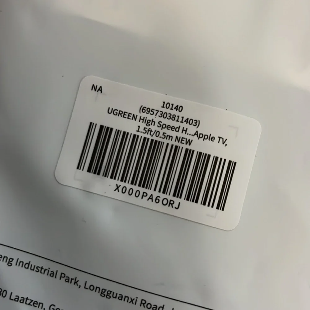 1.5 ft HDMI extender cable - new